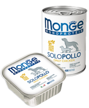 Monge Dog Monoproteico Solo 150 гр./Консервы для собак Монопротеиновые Только курица