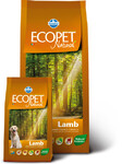 Farmina Ecopet Natural Lamb 12 кг./Фармина Полнорационный, сбалансированный корм для собак с проблемами пищеварения и аллергией.