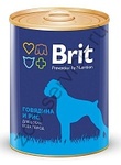 Brit Premium 850 гр./Брит  консервы для активных собак Говядина и рис