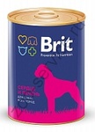 Brit Premium 850 гр./Брит  консервы для активных собак Сердце и печень