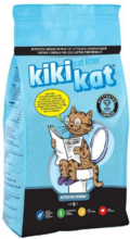 KikiKat наполнитель супер-белый комкующийся "Активированный уголь"5л