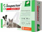 Inspector Квадро таблетки для кошек и собак 2-8 кг1шт.(уп.4шт.)