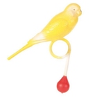 TRIXIE/ Игрушка для птиц попугай с кольцом для жердочки 13см/5311