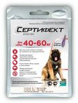 Certifect Spot On//капли для собак от 40 до 60 кг от блох и клещей