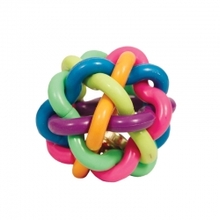 TRIOL Игрушка для собак из ц/литой резины "Мяч-лабиринт с колокольчиком", d85мм/12191062