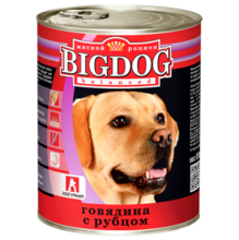 Зоогурман BIG DOG 850 гр./Консервы Биг Дог для собак говядина с рубцом
