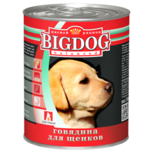Зоогурман BIG DOG 850 гр./Консервы Биг Дог для щенков говядина