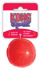 Kong игрушка для собак Сквиз Мячик средний с пищалкой 6 см/PSB2