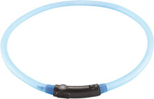 Hunter /Светящийся шнурок на шею LED 20-70 см диаметр 1 см голубой