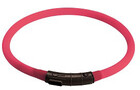 Hunter /Светящийся шнурок на шею LED 20-70 см диаметр 1 см розовый