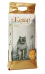 Kotoff Vanilla Gold//наполнитель комкующийся для кошек с ароматом ванили 6,25 кг