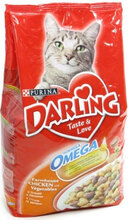 Darling 2 кг./Дарлинг сухой корм для кошек с птицей и овощами