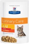 Hills Prescription Dietc/d Urinary Stress 85 гр./Хиллс консервы  для кошек с урологическим синдромом при стрессе, Курица