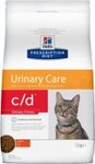 Hills Prescription Diet c/d Urinary Stress 1,5 кг./Хиллс сухой корм для кошек, при урологическом синдроме и стрессе, курица