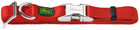 Ошейник Hunter для собак ALU-Strong M (40-55 см) нейлон с металлической застежкой красный/43515