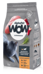 ALPHAPET WOW кош сух 1,5кг для стерилизованных кошек и котов с индейкой и потрошками