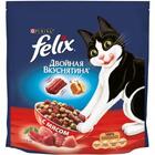 Felix 1,5 кг./Феликс Двойная вкуснятина сухой корм для кошек с мясом