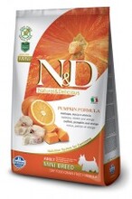 Farmina N&D Dog GF Pumpkin Codfish & Orange Adult Mini  800 гр./Фармина сухой корм для собак  Треска апельсином и тыквой мелк породы