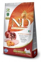 Farmina  N&D Dog GF Pumpkin Chicken & Pomegranate Adult Mini 2,5 кг./Фармина сухой корм для собак Курица с гранатом и тыквой д/собак мел пород