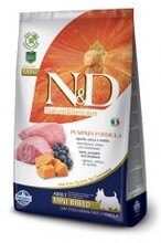 Farmina N&D Dog GF Pumpkin Lamb & Blueberry Adult Mini  2,5 кг./Фармина сухой корм для собак Ягненок с черникой и тыквой мелк породы