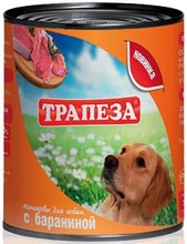 Трапеза750 гр./Консервы для собак с бараниной
