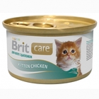 Brit Care 80 гр./Брит Каре Консервы суперпремиум класса для котят Цыпленок