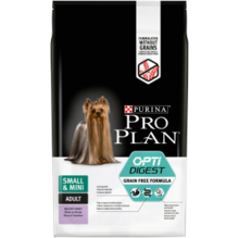 Purina Pro Plan Optidigest Grain Free Formula 7 кг./Проплан сухой корм  для взрослых собак мелких и карликовых пород с чувствительным пищеварением, с высоким содержанием индейки