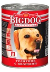 Зоогурман BIG DOG 850 гр./Консервы Биг Дог для собак телятина с овощами