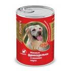 Dog Lunch 850 гр.Дог Ланч консервы для собак Фрикадельки в нежном соусе Говядина