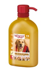 Mr.Bruno 350 мл./Мистер Бруно Шампунь для собак оттеночный "Золотой рассвет" для персиковой и золотой шерсти