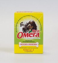 Омега Нео//витамины для щенков с карнитином 60 таб.