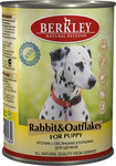 Berkley 400 гр./Беркли консервы  для щенков с кроликом и овсянкой