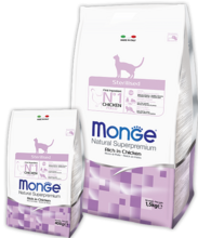 Monge Cat Sterilized  400 гр./Монж сухой корм для стерилизованных кошек