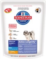 HILL'S Science Plan Mini Active Longevity Mature 1 кг./Хиллс сухой корм  для пожилых собак мелких пород, курица
