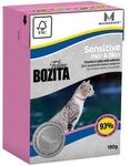 Bozita Funktion Sensitive Hair Skin 190 гр./Бозита консервы для длинношерстных кошек с чувствительной кожей и шерстью Кусочки в желе с Лососем 190 г