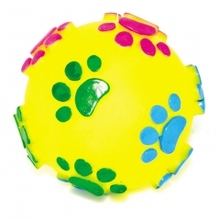 Dezzie 5604001//Деззи игрушка для собак Мяч "Большие лапы" 7,5 см
