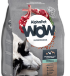 ALPHAPET WOW SUPERPREMIUM 2 кг сухой корм для взрослых собак ср. пород с говядиной и сердцем