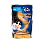 Felix 85 гр./Феликс консервы в фольге для кошек треска томат соус