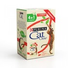 Cat Chow 5*85 гр./Кет Чау паучи для взрослых  Говядина в желе