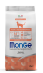 Monge Cat Monoprotein корм для взрослых кошек с лососем 1,5 кг