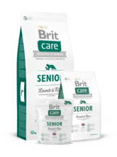 Brit  Care Senior All Breed 1 кг./Брит Каре сухой корм для пожилых собак всех пород, с ягненком и рисом