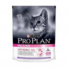 Pro Plan Delicate 200 гр./Проплан сухой корм для взрослых кошек с чувствительной системой пищеварения или привередливых в еде