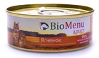 BioMenu ADULT 100 гр./БиоМеню консервы для кошек паштет с ягненком