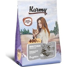 Karmy British Shorthair Adult  400 гр./Сухой корм Индейка для кошек породы британская короткошерстная