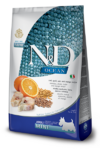 Farmina N&D Ocean 2,5 кг./Фармина для взрослых собак мелких пород с треской, овсом, спельтой и апельсином
