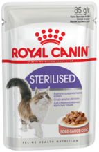 Royal Canin Sterilised 85 гр./Роял канин консервы в фольге для стерилизованных кошек в соусе