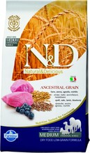 Farmina N&D Low Grain Lamb & Blueberry Adult 800 гр./Фармина сухой корм для собак Ягненок и черника мелк породы