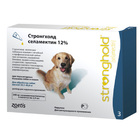 Stronghold 240 мг./Стронгхолд Противопаразитарные капли для собак от 20,1 до 40 кг 3 пипетки