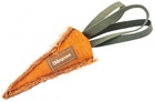 Дарэлл 0231/Игрушка д/собак тягалка-аппорт Морковь с тройной ручкой 25 см.