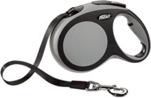 Flexi Comfort/Поводок-рулетка  (до 50 кг) 8 м  черный/серый